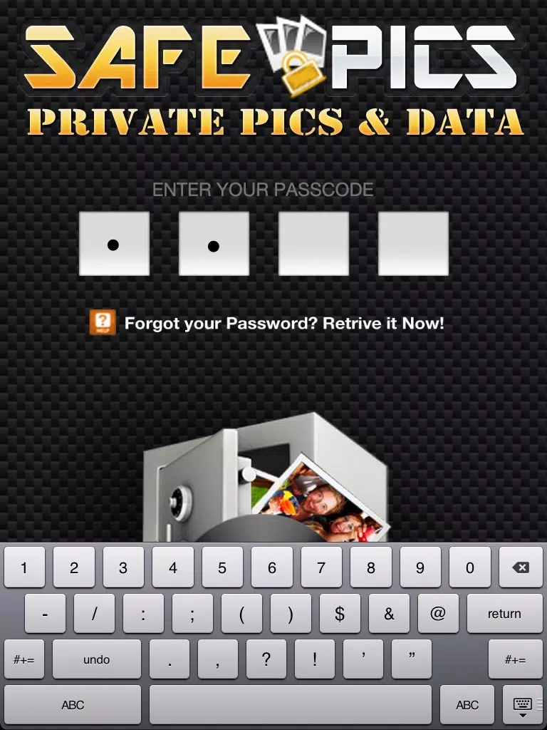 Safe Pics - Private Pics & Data iPad Ekran Görüntüleri