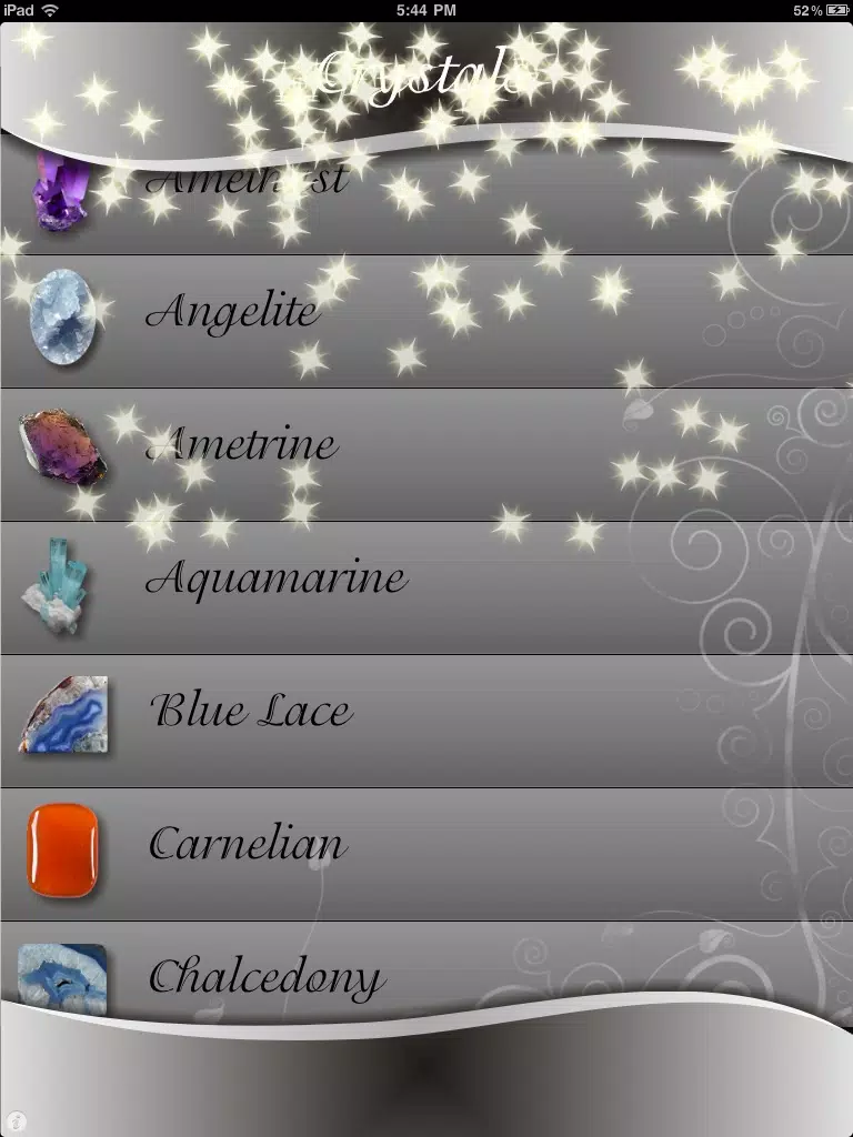 Crystals Inspire Lite iPad Screenshots