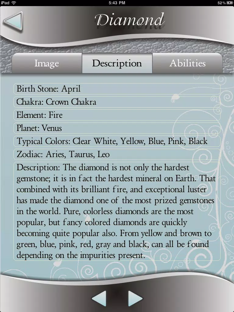 Crystals Inspire Lite iPad Screenshots