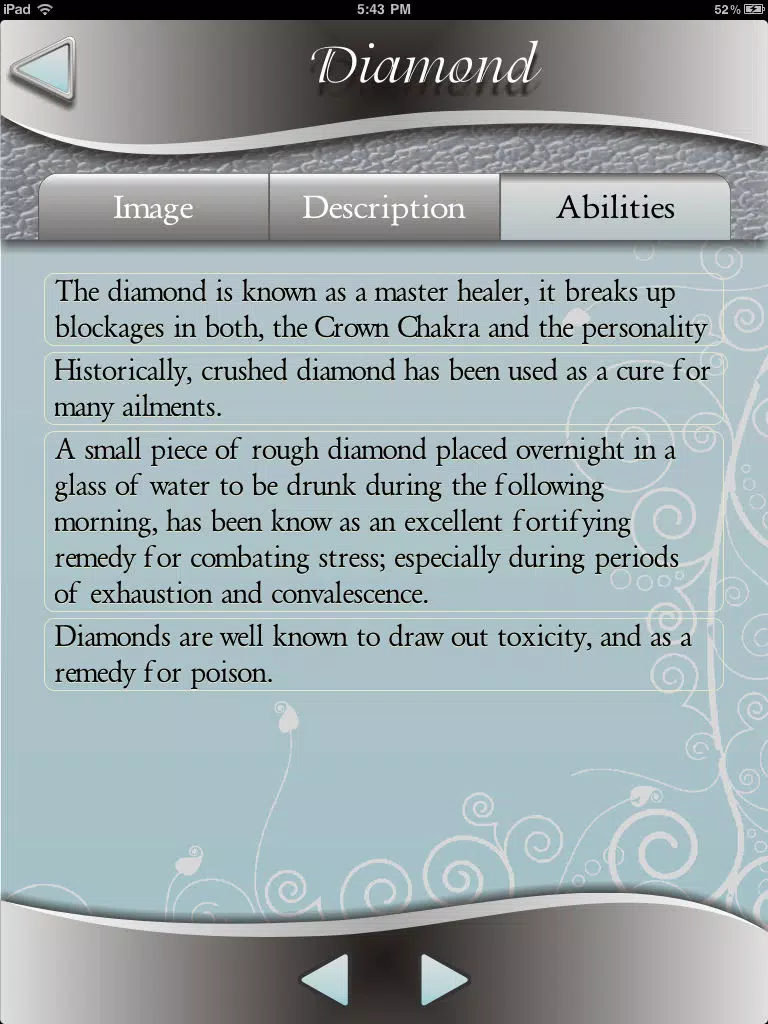 Crystals Inspire Lite iPad Screenshots