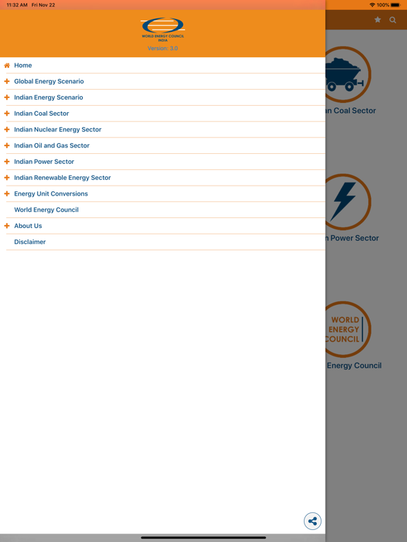 WEC India Energy Handbook iPad Screenshots