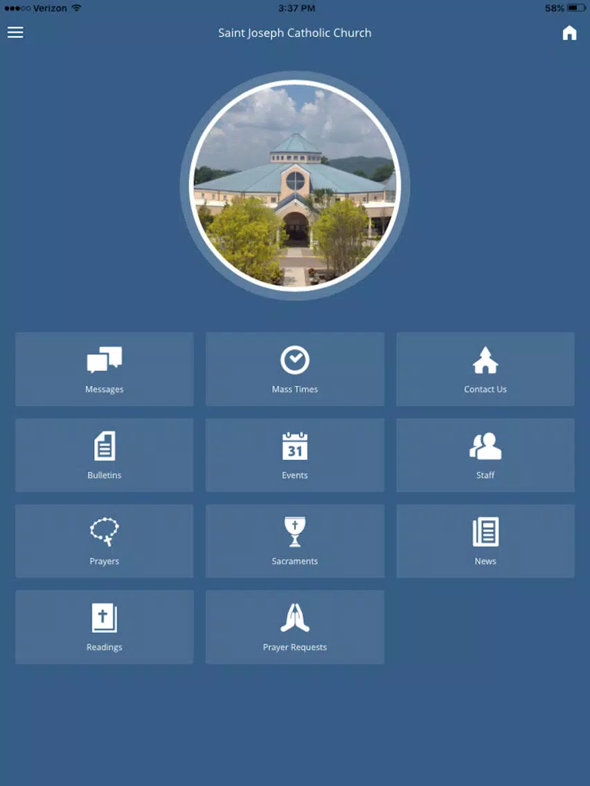 St. Joseph Catholic Church, Marietta, GA iPad Screenshots