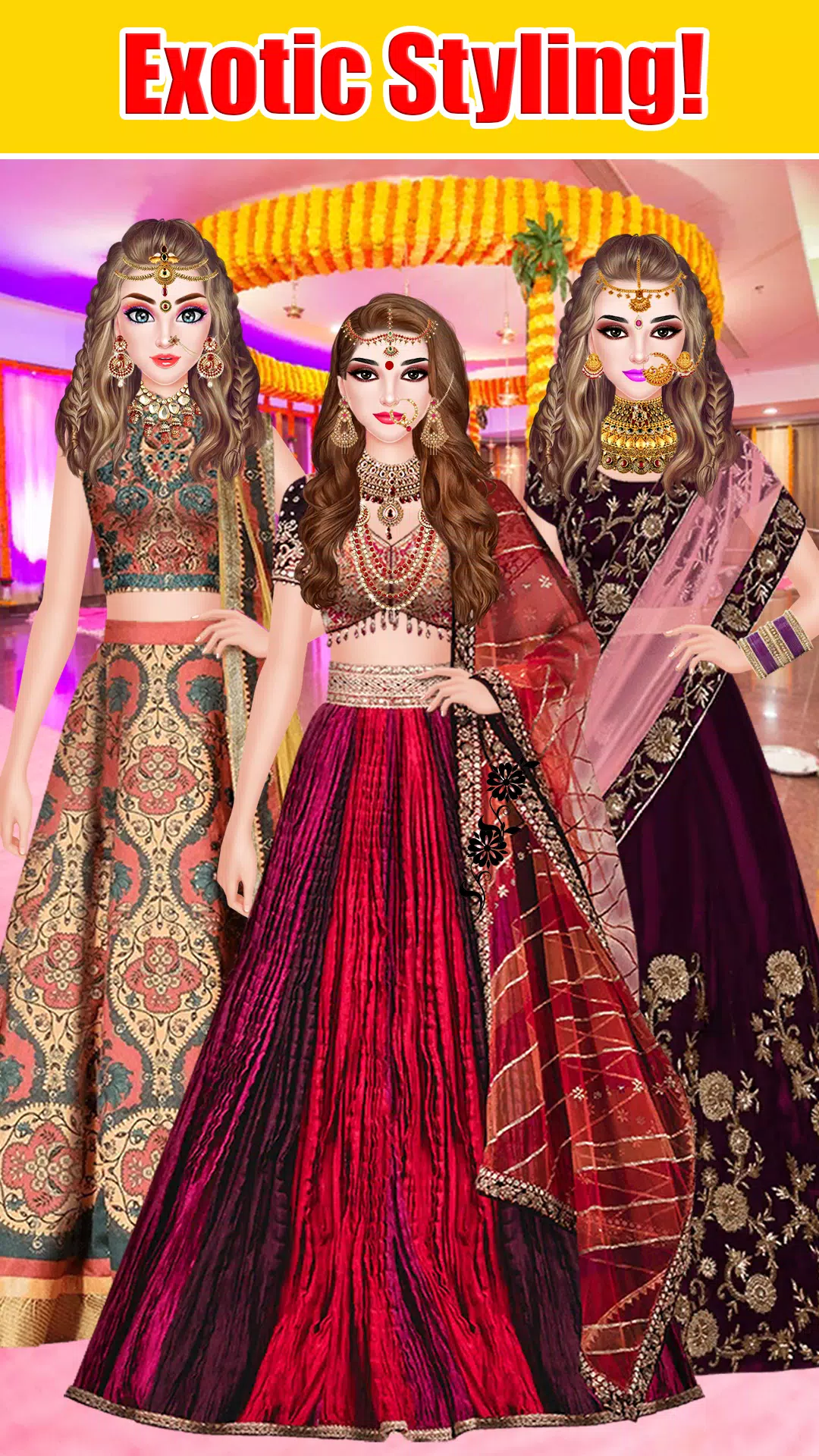 Wedding Girl Makeup & Dress Up Screenshots