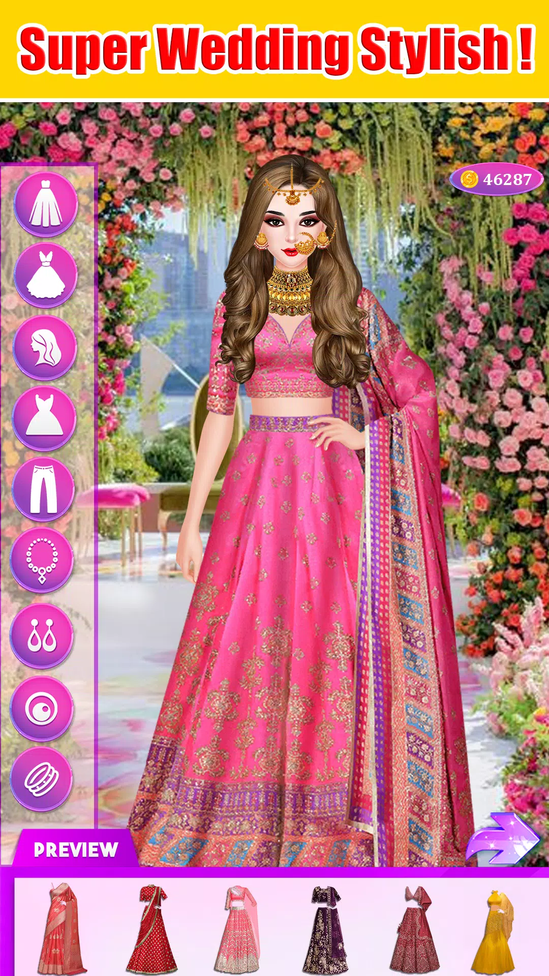 Wedding Girl Makeup & Dress Up Screenshots