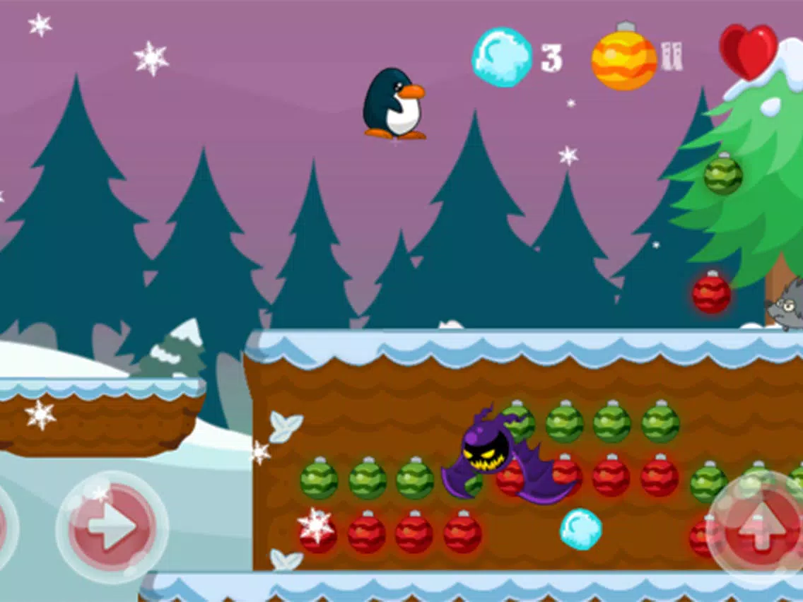 Penguin Adventure, Penguin jump and run iPad  Screenshots