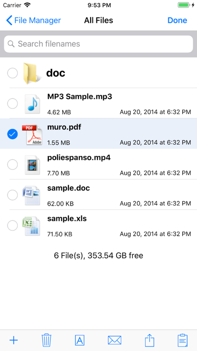 File Manager & File Viewer Screenshots