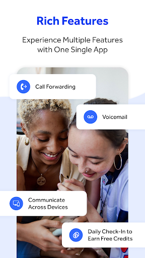 WePhone: WiFi Phone Call &Text 스크린샷