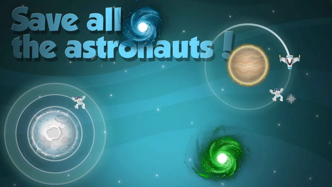 Tap the Planet - save the astronauts lost in space! স্ক্রিনশট