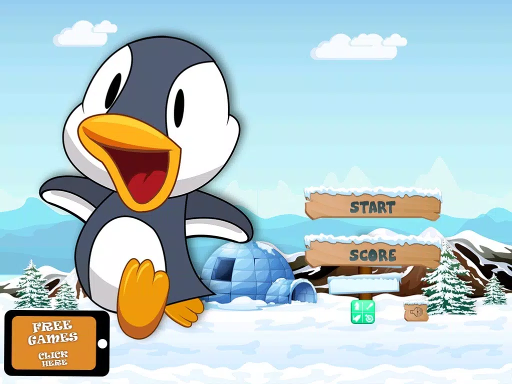 Champion Penguin-Frozen Adventure Run Free iPad Screenshots