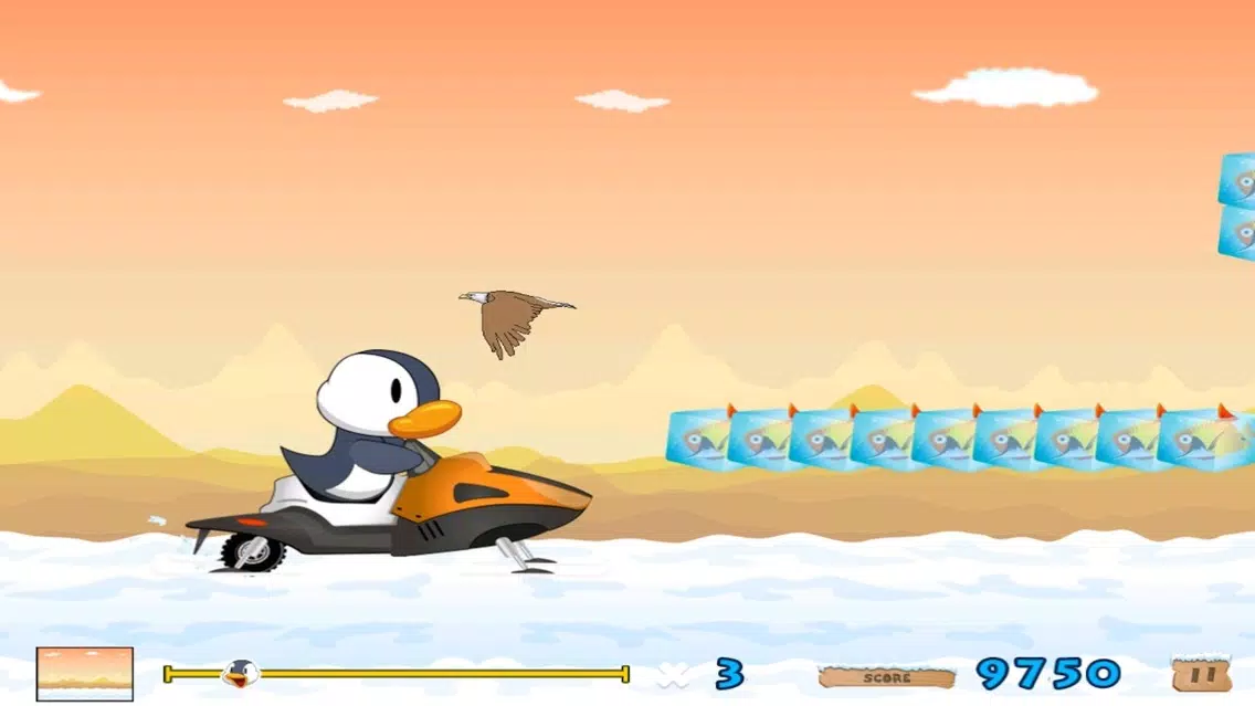 Champion Penguin-Frozen Adventure Run Free Screenshots