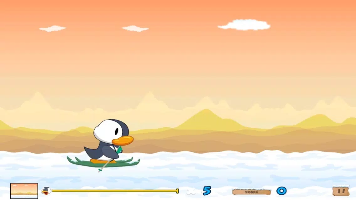 Champion Penguin-Frozen Adventure Run Free Screenshots