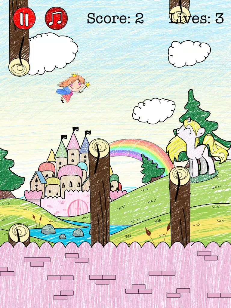 Princess Fairy Flight School Enchanted Quest Free iPad Screenshots