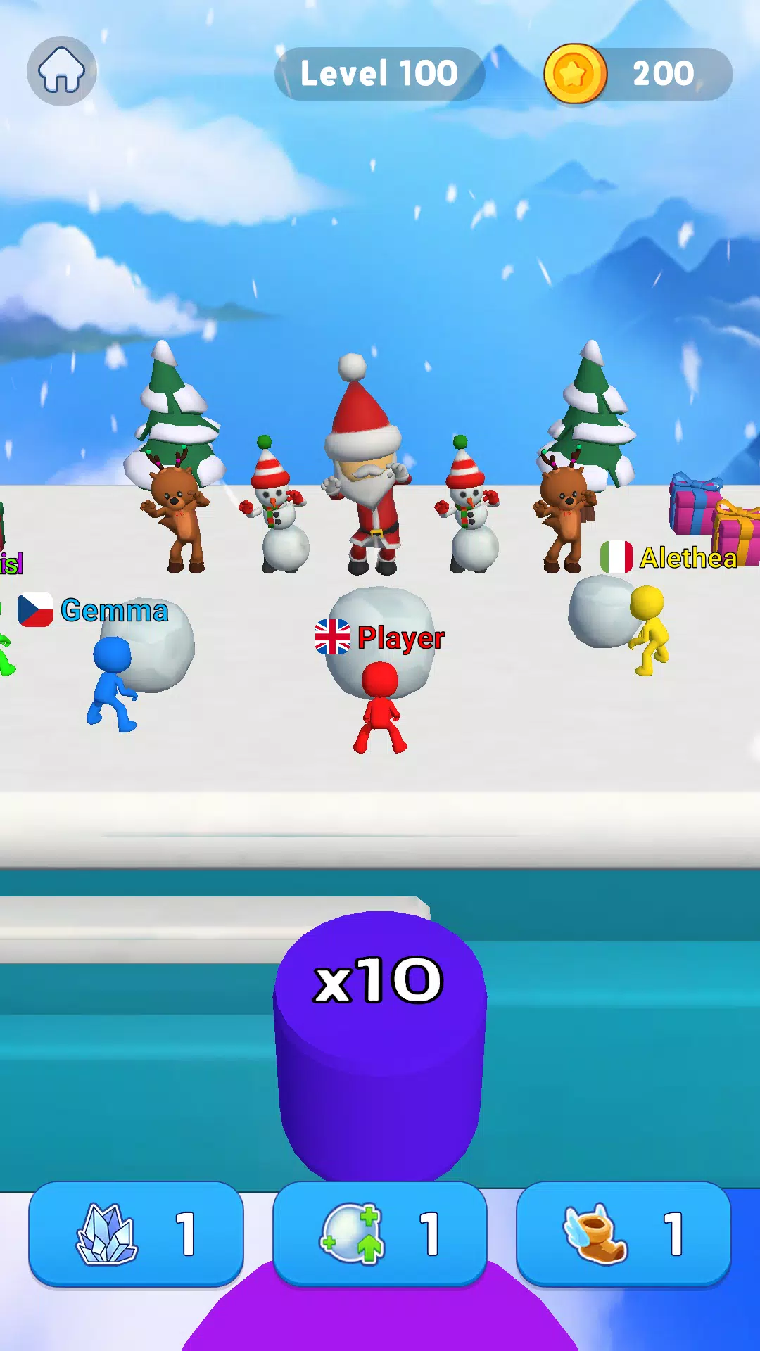 Snowball Race 3D: Ice Bridge Screenshots