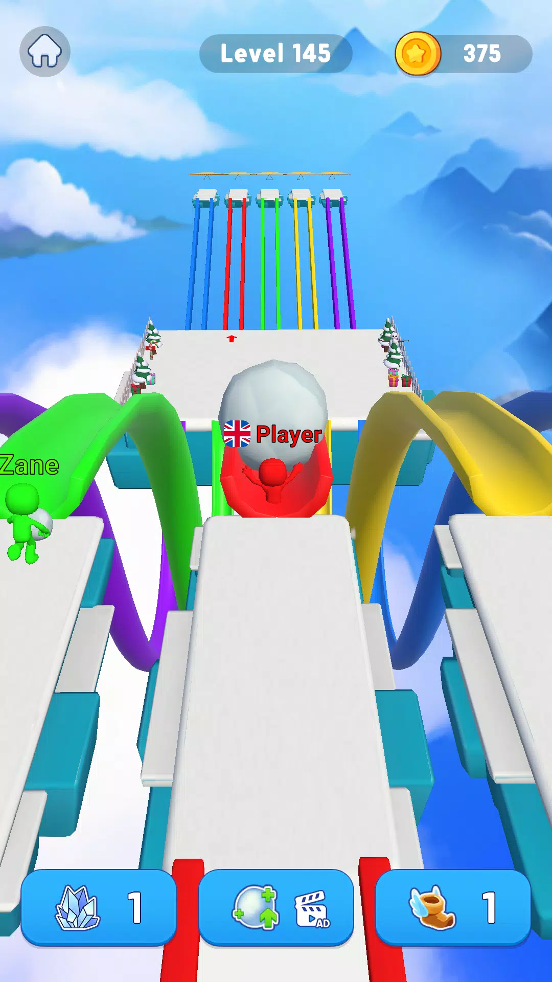 Snowball Race 3D: Ice Bridge Screenshots