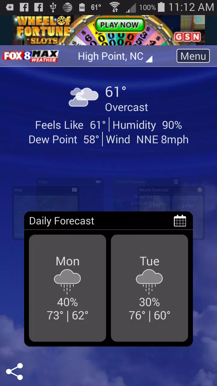 Fox8 Max Weather Screenshots