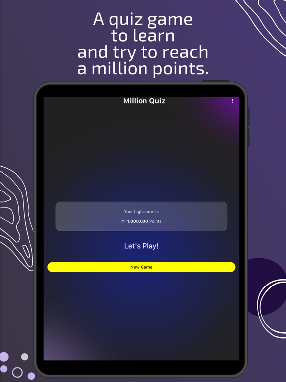 Million Quiz General Questions iPad 应用截图
