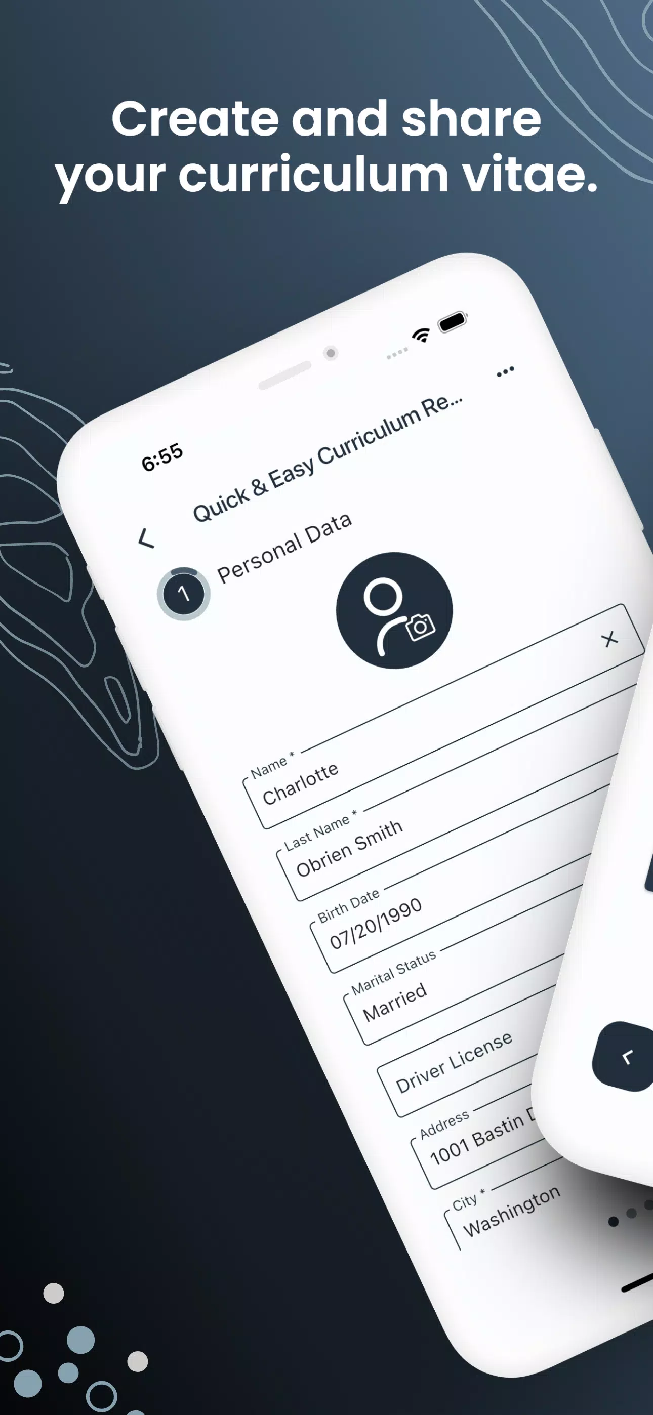 Quick & Easy Curriculum Resume Screenshots