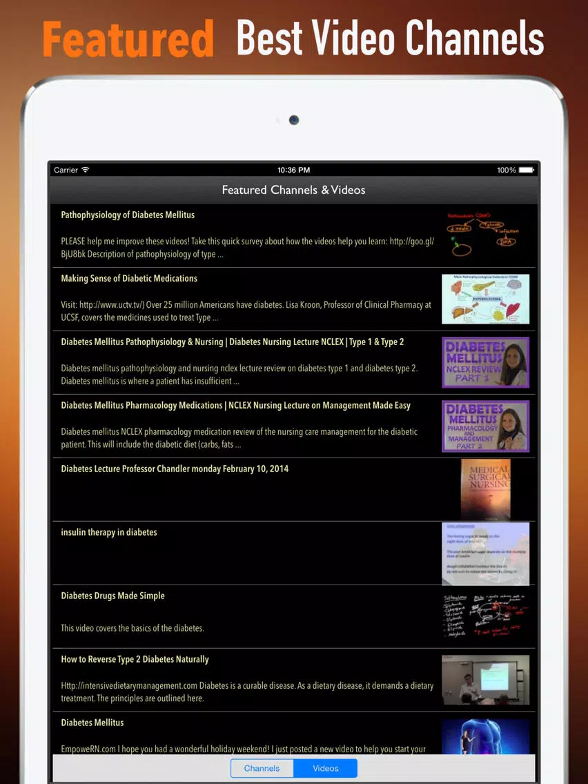 Diabetes Glossary and Cheatsheet:Study Guide iPad 應用截圖