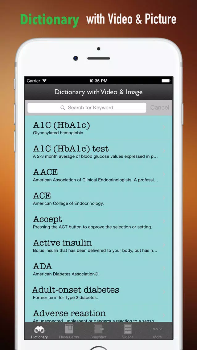 Diabetes Glossary and Cheatsheet:Study Guide應用截圖