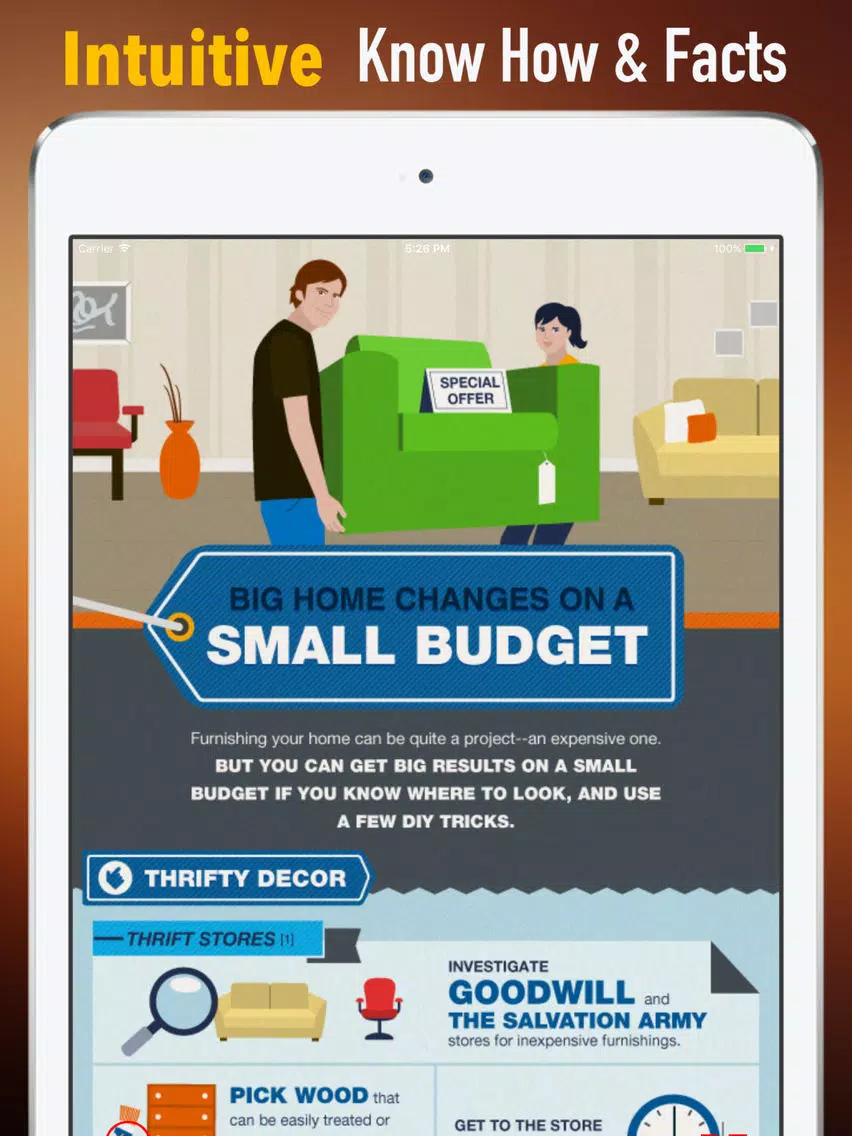 Home Decoration Budget:Design Guide and Tips iPad 應用截圖