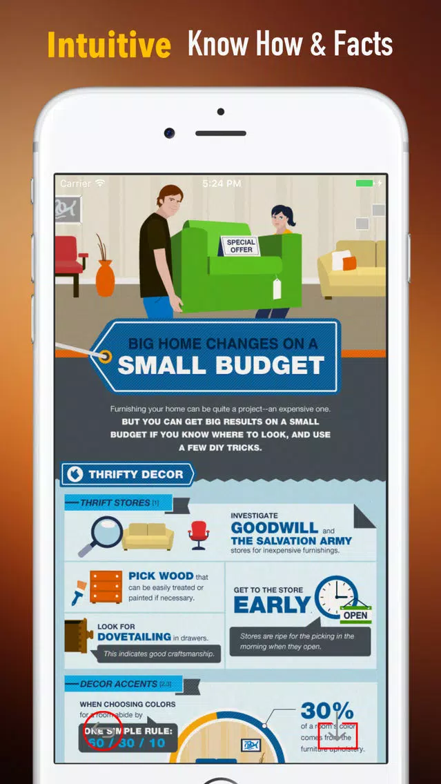 Home Decoration Budget:Design Guide and Tips應用截圖