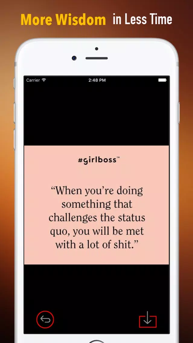 Quick Wisdom from GIRLBOSS:Key Insights Screenshots