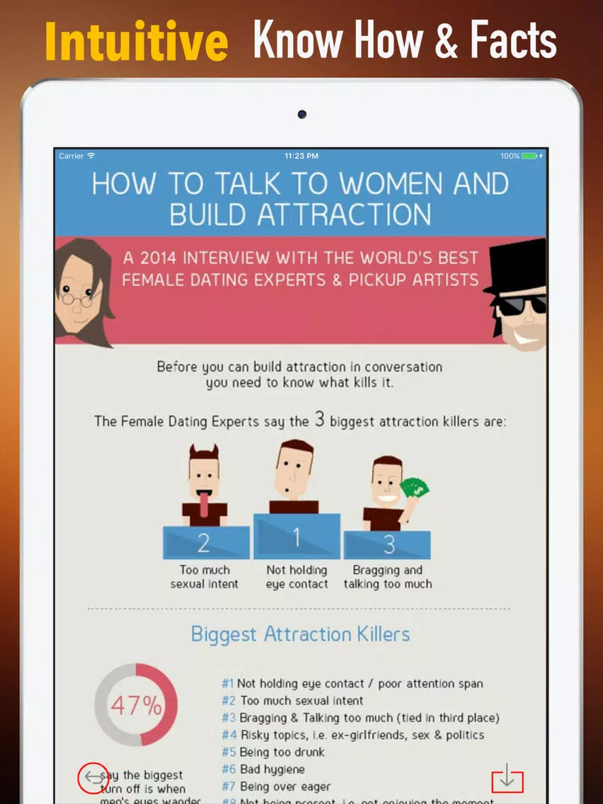 How to Talk to Women-Beginners Tips and Guides iPad Screenshots