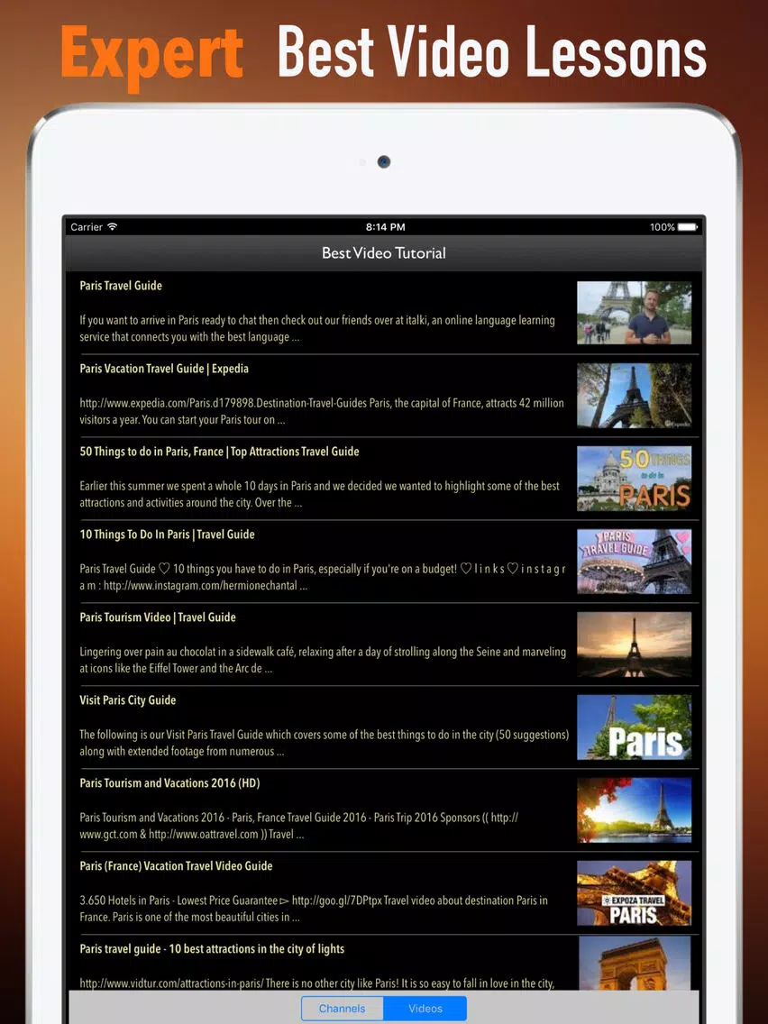 Paris Tourism:Raiders,Guide and Diet iPad Screenshots