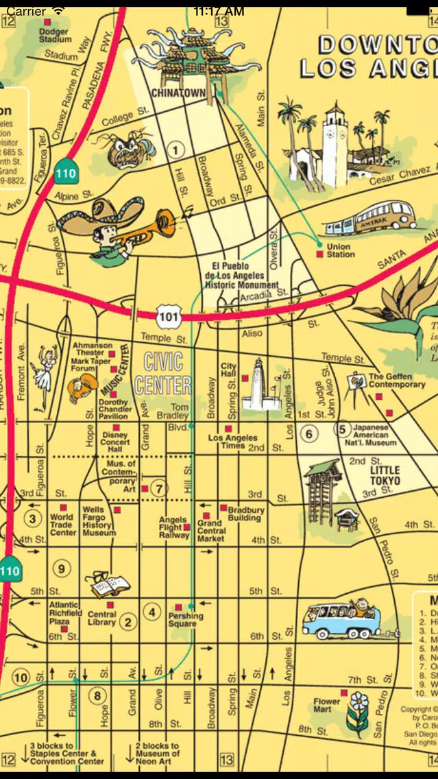 Los Angeles Tour Guide: Best Offline Maps with StreetView and Emergency Help Info Screenshots