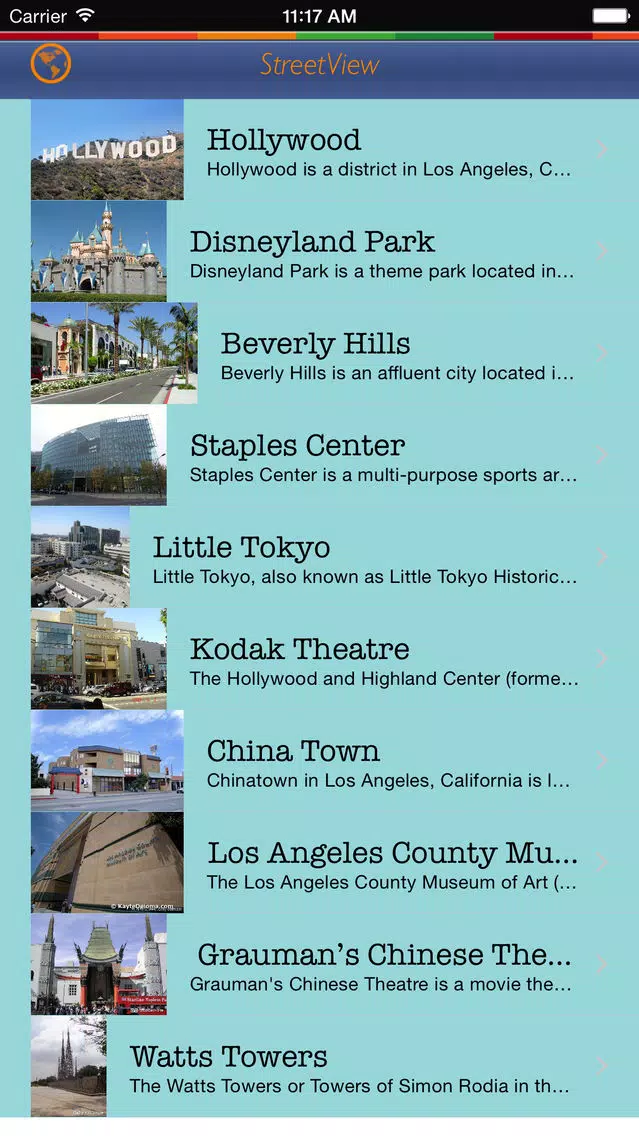 Los Angeles Tour Guide: Best Offline Maps with StreetView and Emergency Help Info Screenshots