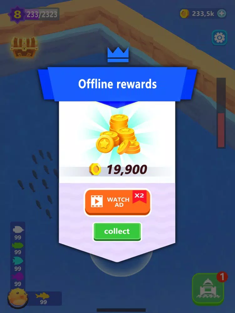 Tangkapan skrin Idle Fishing Master™ iPad 