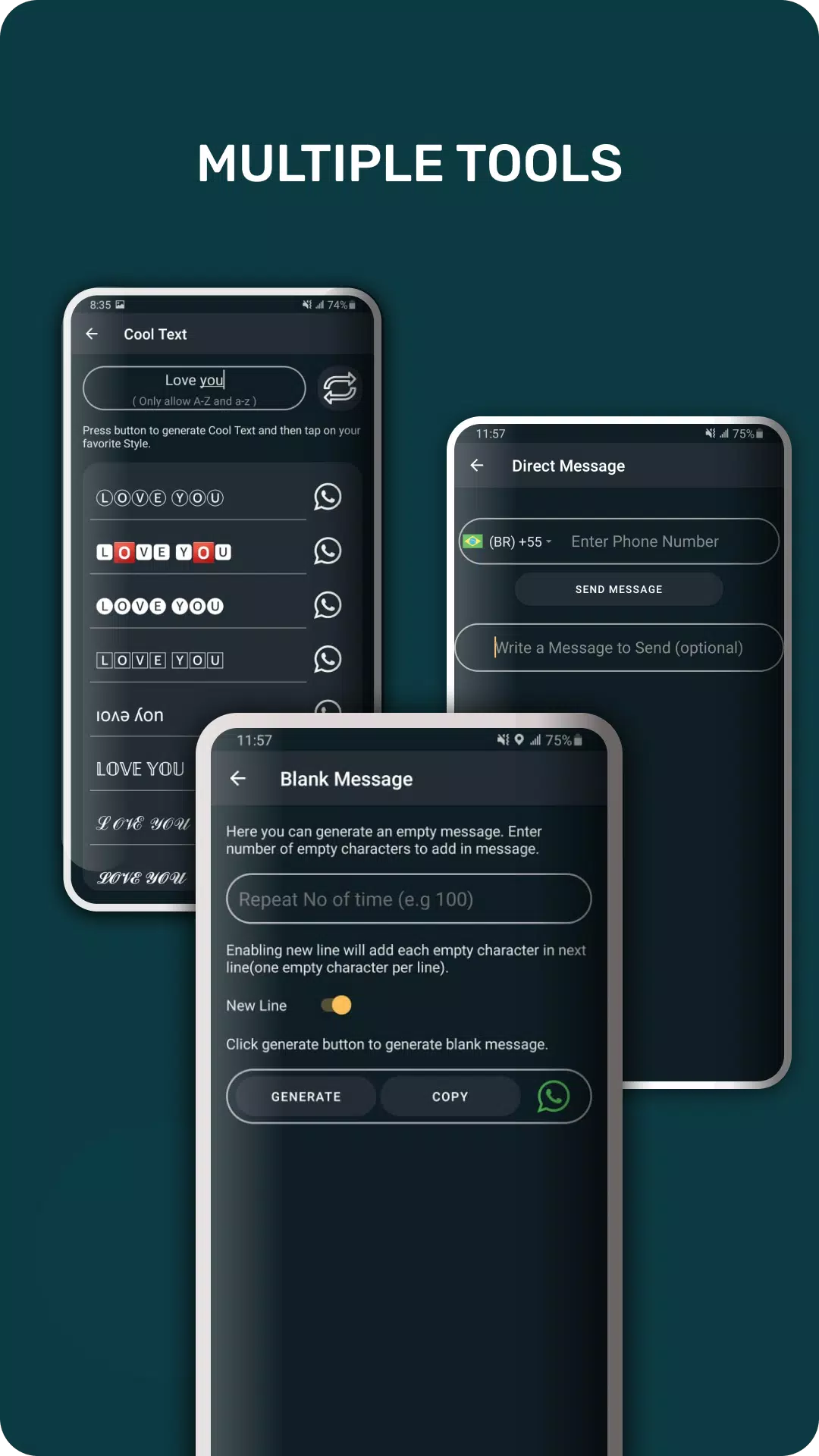Recover Deleted Chat, Messages Screenshots