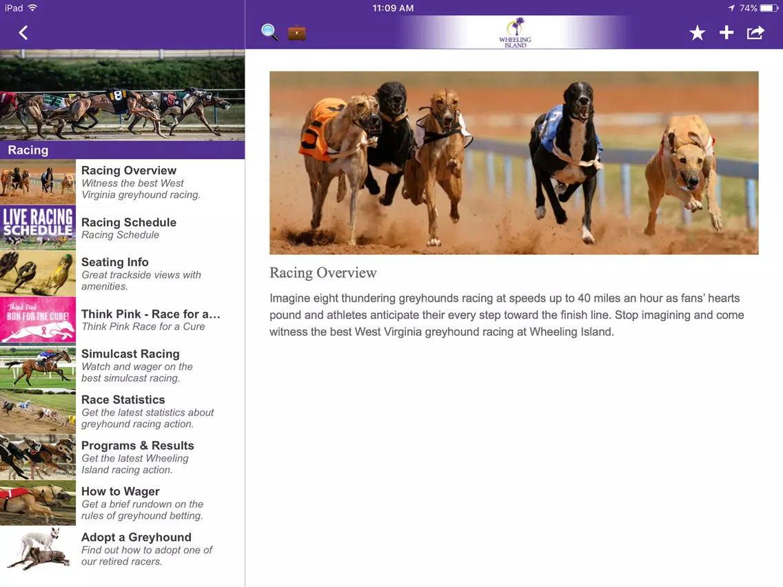Wheeling Island Hotel-Casino-Racetrack iPad Screenshots