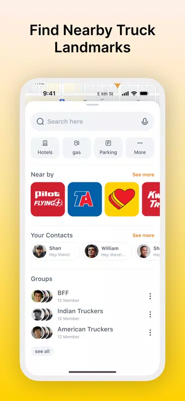 TruckerLink: Navigate, Connect Screenshots