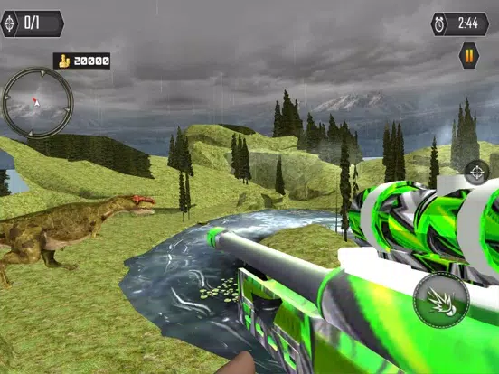 ภาพหน้าจอของ Dino Sniper Hunter Games iPad 