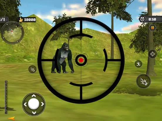 ภาพหน้าจอของ Dino Sniper Hunter Games iPad 