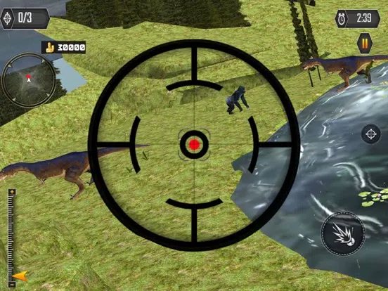 ภาพหน้าจอของ Dino Sniper Hunter Games iPad 