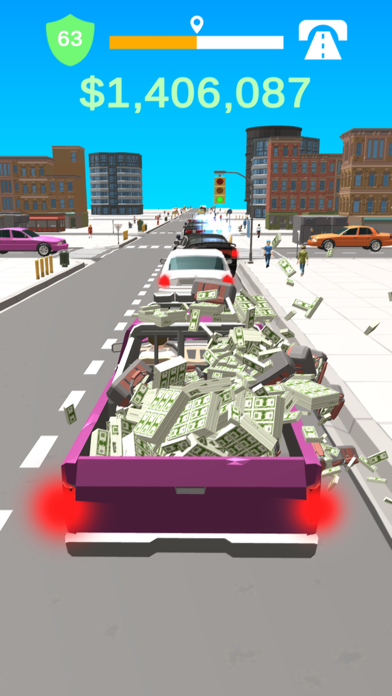 Tangkapan skrin Heist Getaway
