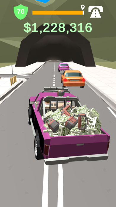 Tangkapan skrin Heist Getaway