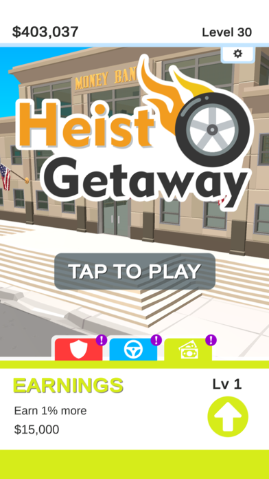 Tangkapan skrin Heist Getaway
