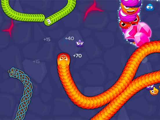 Tangkapan skrin Worm Hunt: slither snake arena iPad 