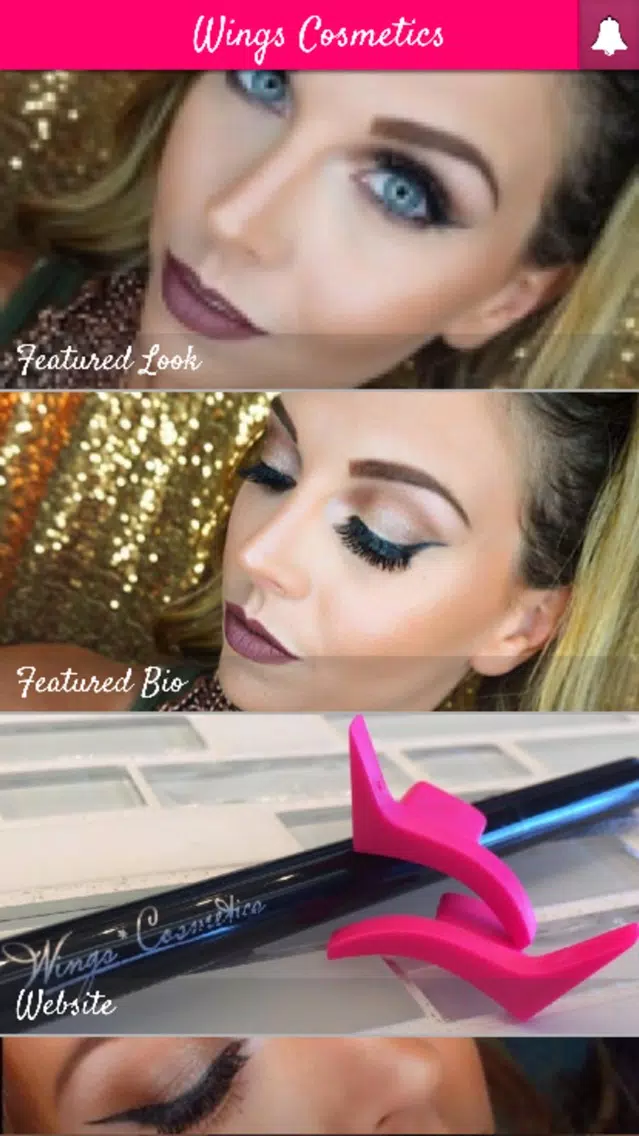 Wings Cosmetics Screenshots