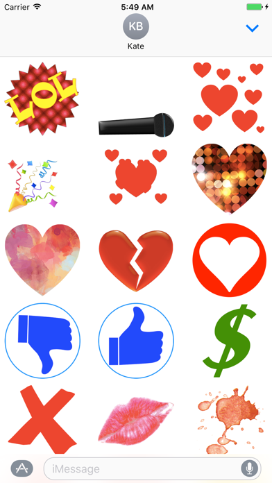 Sticker Phrase - stickers for iMessages Screenshots