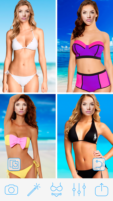 Bikini Photo Booth - Body Shaping App Screenshots
