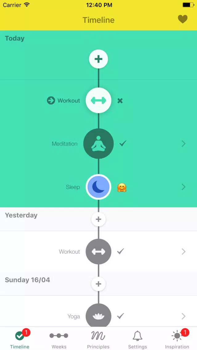 Mindful: track your mindful events Screenshots