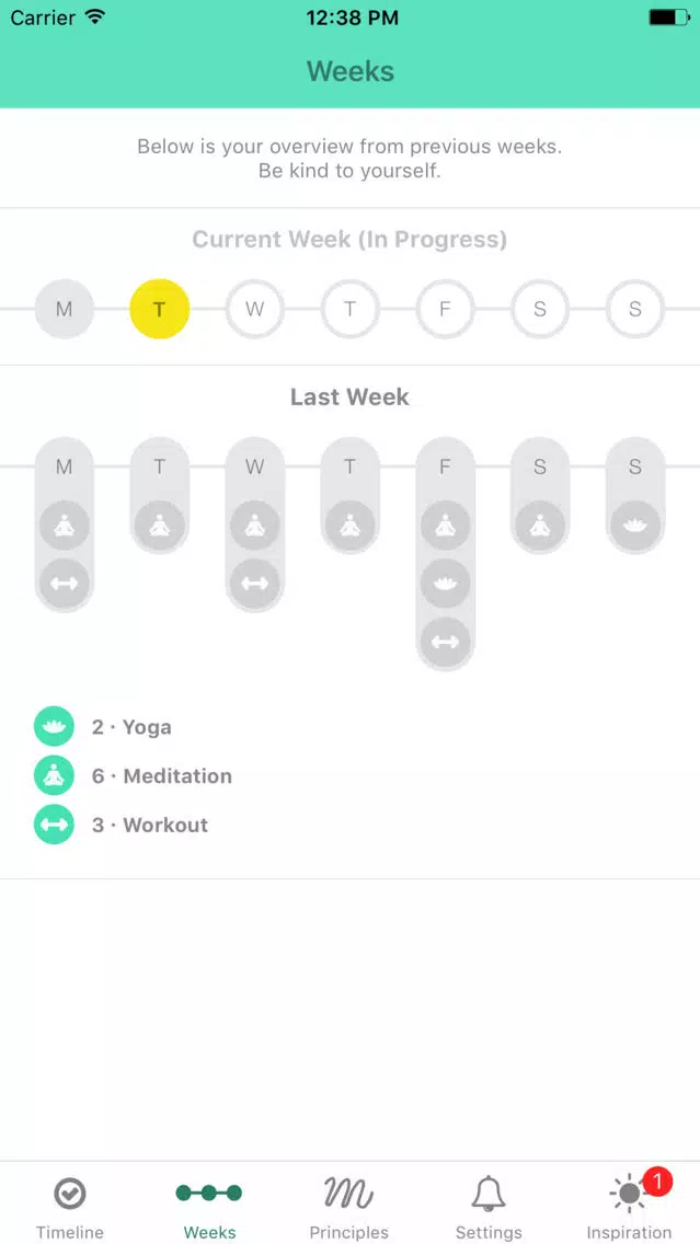Mindful: track your mindful events Screenshots
