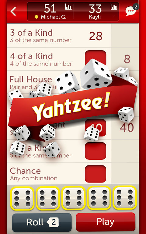 Yahtzee Screenshots