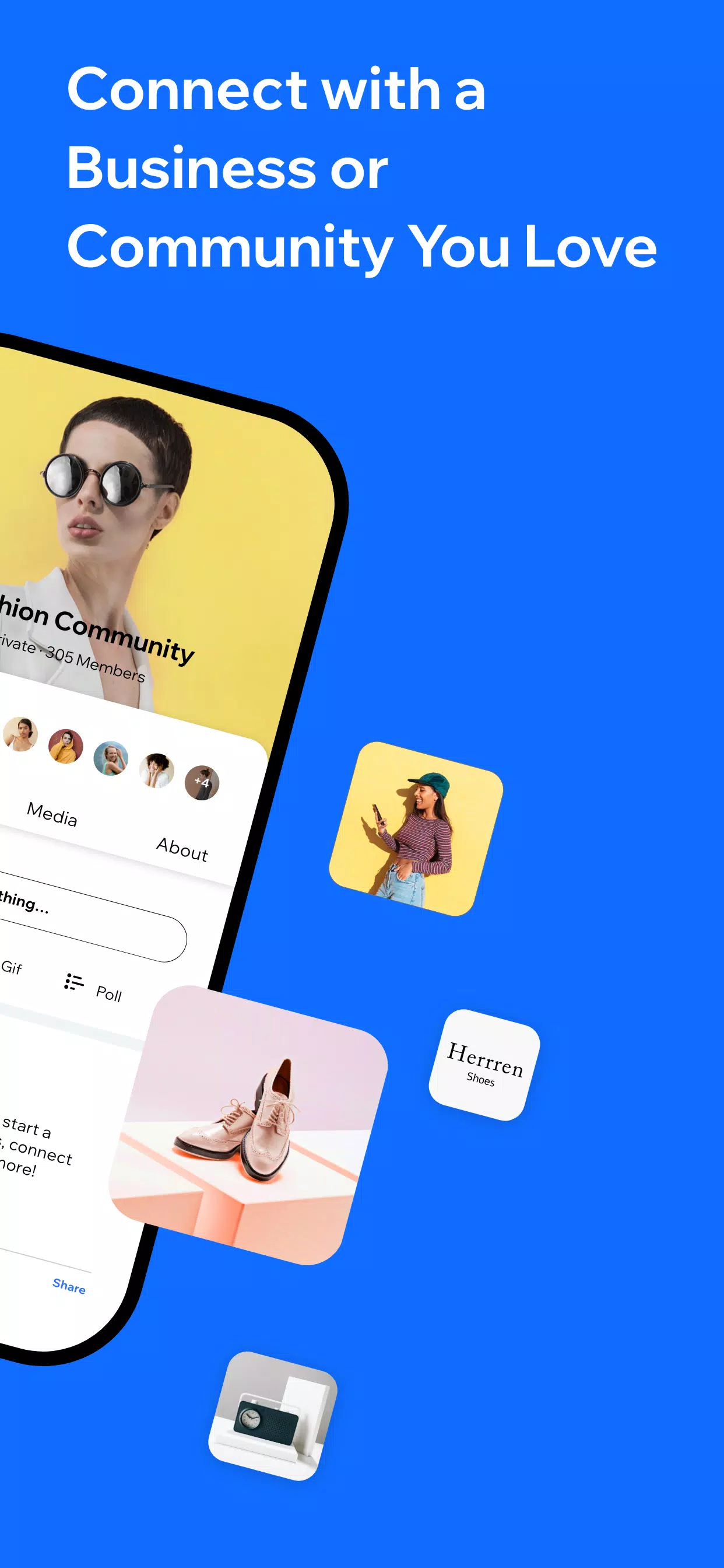 Spaces: Follow Businesses Screenshots