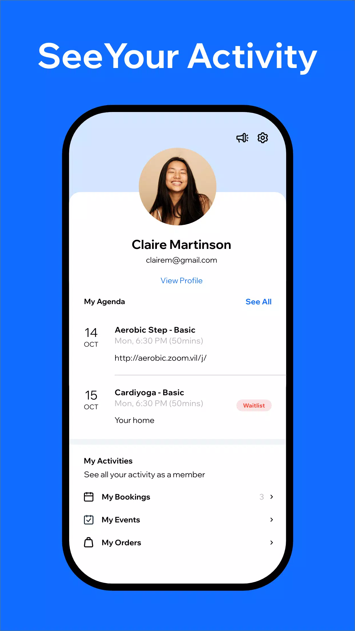 Spaces: Follow Businesses Screenshots