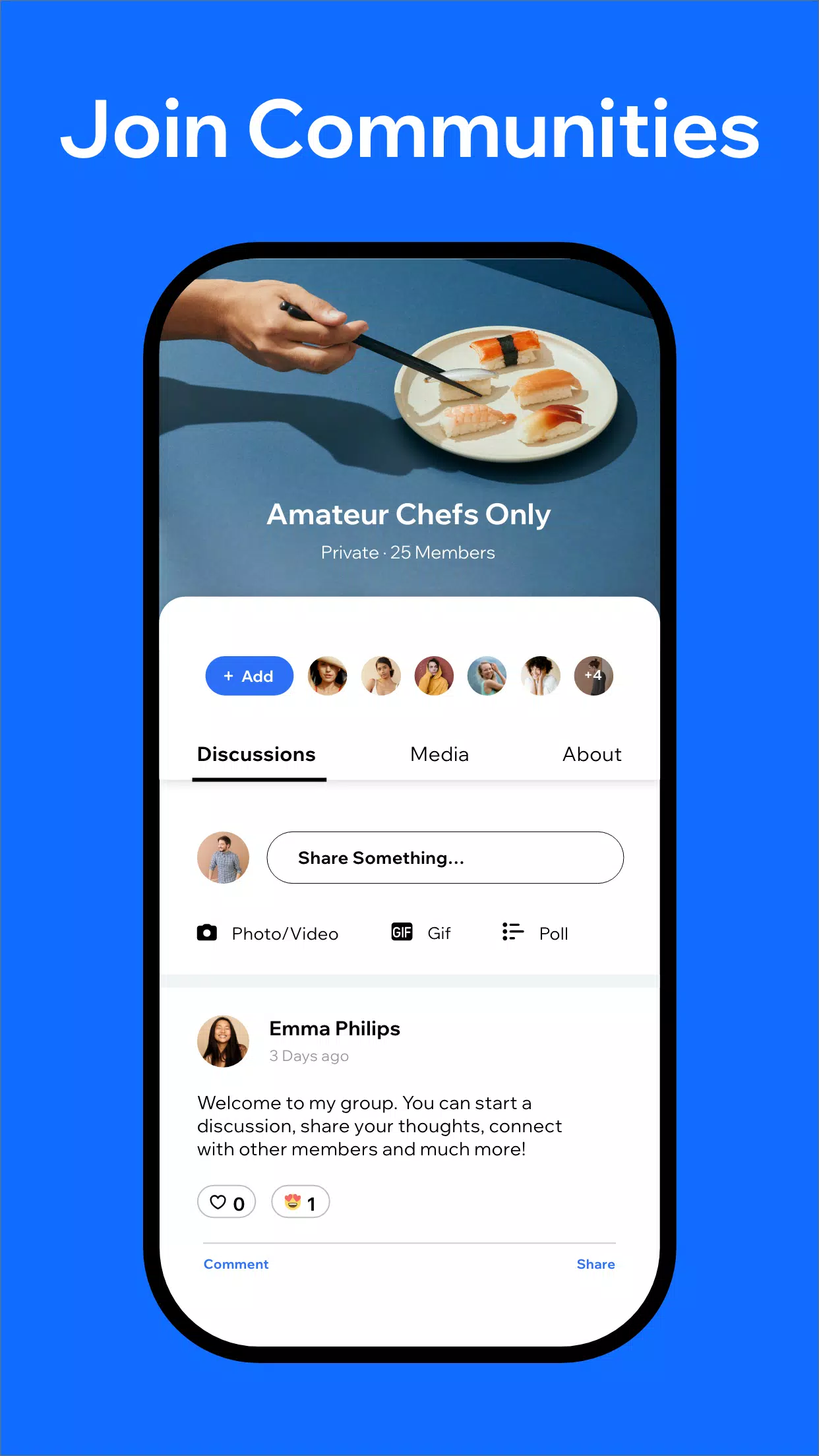 Spaces: Follow Businesses Screenshots